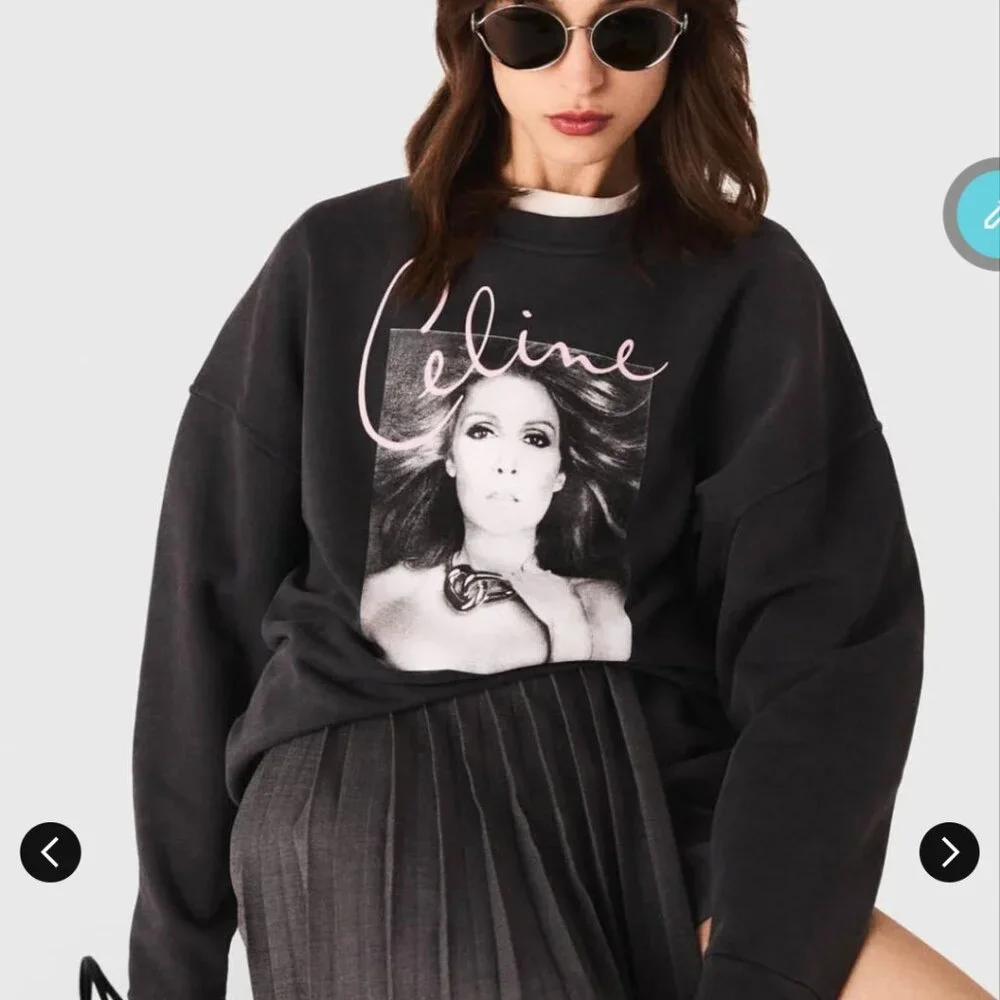 Maje Celine Dion 100% Cotton sweatshirt M - Picture 4 of 9